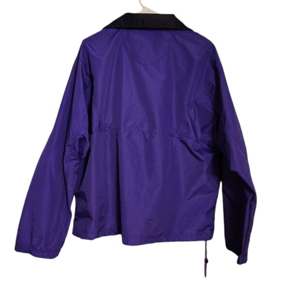 Vintage 90s Sierra Experience Windbreaker Pull-over | Women's S, Purple and Teal - Picture 4 of 9